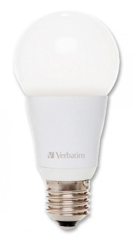 Verbatim 7.5W E27 LED GLS Bulb, 480LM 2700K