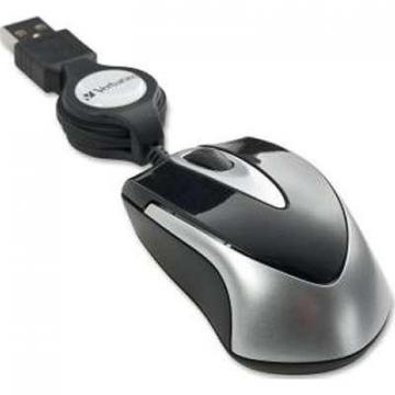 Verbatim Optical Mouse USB Black Mini-Travel