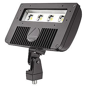 Lithonia 7794 Lumens LED Floodlight, TGIC Thermoset Powder Coated, Replacement For 150W HPS/MH