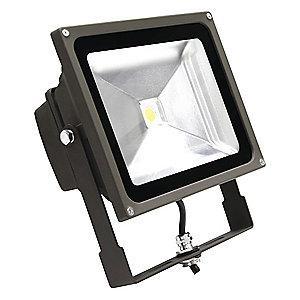 Lumapro 4010 Lumens LED Floodlight, Bronze, Replacement For 150W QH