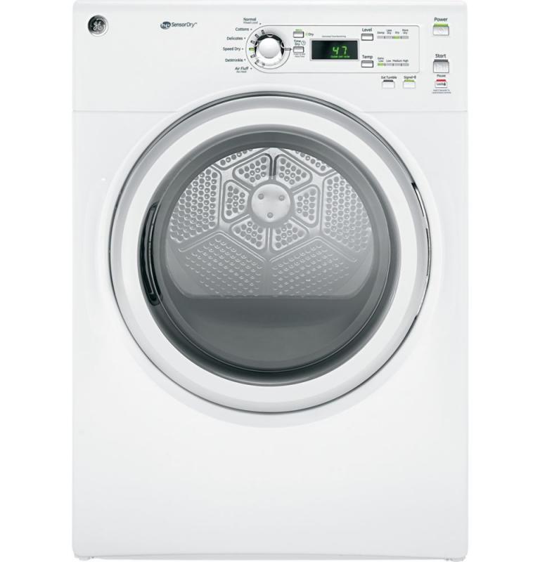 GE White 7 Cu.Feet. Capacity Electric Dryer