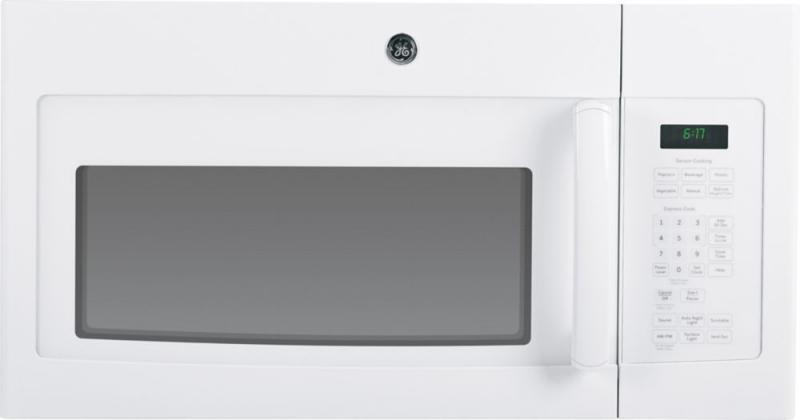 GE 1.6 cu. ft. Over-the-Range Microwave Oven in White