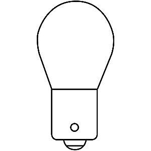 GE Trade Number 1692, 17.0W Miniature Incandescent Bulb, S8, Double Contact Bayonet (BA15d)