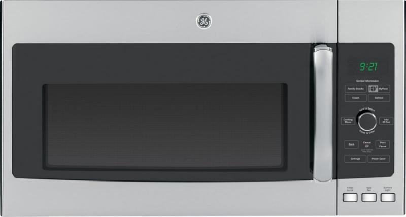 GE 2.1 cu. ft. Over-the-Range Microwave Oven in Stainless Steel