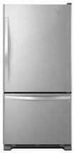 Whirlpool 22.1 cu. ft. Refrigerator with SpillGuard Glass Shelves in Stainless Steel
