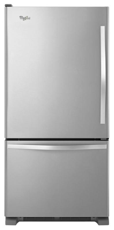 Whirlpool 18.7 cu. ft. Refrigerator with Bottom Mount Freezer Drawer in Stainless Steel