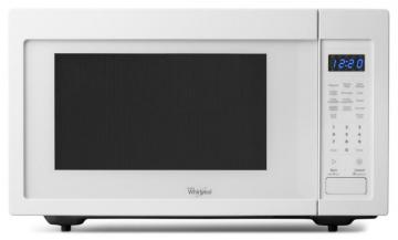Whirlpool 1.6 cu. ft. Countertop Microwave Oven with Optional Built-In Trim Kit in White