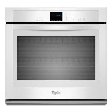 Whirlpool 5.0 cu. ft. Single Wall Oven with Extra-Large Window in White