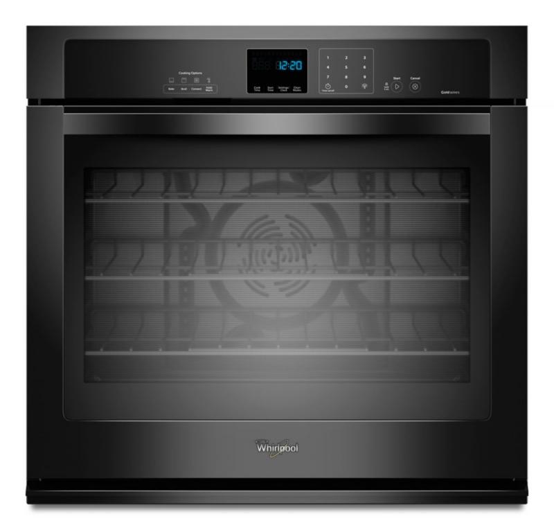 Whirlpool Gold
 4.3 cu. ft. Single Wall Oven with True Convection Cooking in Black