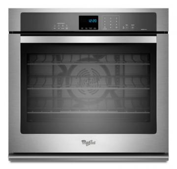 Whirlpool Gold
 5.0 cu. ft. Single Wall Oven with SteamClean Option in Stainless Steel