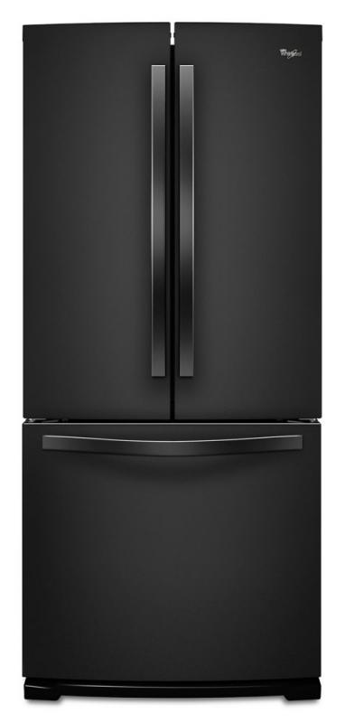 Whirlpool 19.7 cu. ft. French Door Refrigerator in Black