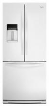 Whirlpool 19.7 cu. ft. French Door Refrigerator with Exterior Water Dispenser in White