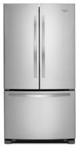 Whirlpool 22.1 cu. ft. French Door Refrigerator with Accu-Chill System in Stainless Steel
