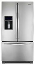 Whirlpool 24.7 cu. ft. French Door Refrigerator with MicroEdge Shelves in Stainless Steel