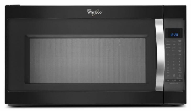 Whirlpool 2.0 cu. ft. Microwave Hood Combination Oven with Non-stick Interior in Black