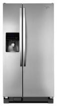 Whirlpool 21.3 cu. ft. Side-by-Side Refrigerator with Water Dispenser in Stainless Steel