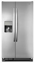 Whirlpool 24.5 cu. ft. Side-by-Side Refrigerator with Temperature Control in Stainless Steel
