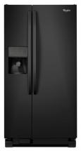 Whirlpool 21.2 cu. ft. Side-by-Side Refrigerator with LED Lighting in Black