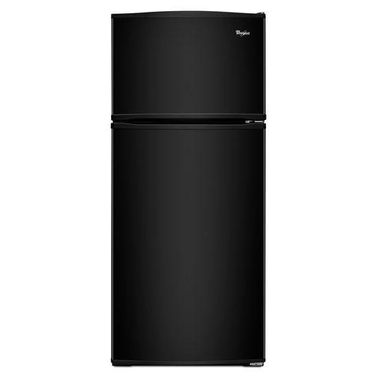 Whirlpool 16 cu. ft. Top Freezer Refrigerator with Improved Design in Black