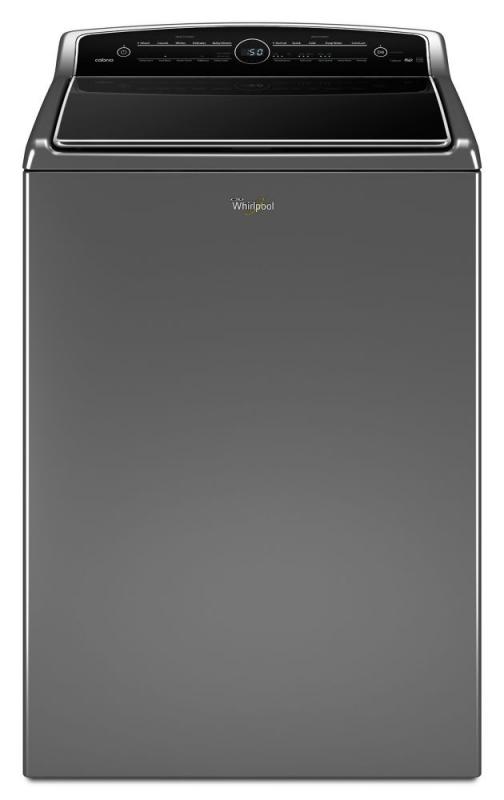 Whirlpool Cabrio 6.1 cu. ft. High-Efficiency Top Load Washer with Active Spray in Chrome Shadow