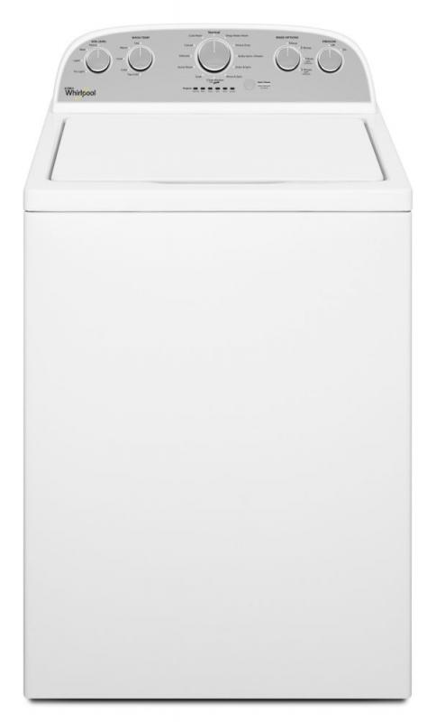 Whirlpool 5.0 cu. ft. High-Efficiency Top Load Washer with a Low-Profile Impeller in White