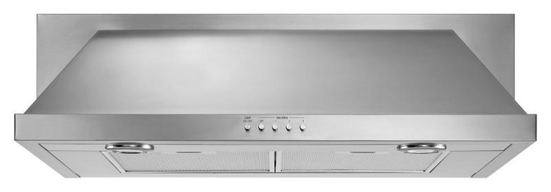 Whirlpool 36" 400 CFM Convertible Under Cabinet Hood in Stainless Steel