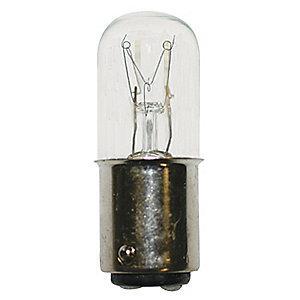 LumaPro Trade Number C243-1, 7.0 Watts Miniature Incandescent Bulb, T6, BA15d Bayonet