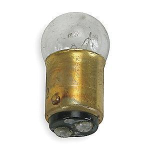 LumaPro Trade Number 1252, 0.3 Watts Miniature Incandescent Bulb, G6, BA15d Bayonet