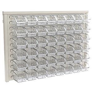 Akro-Mils 37-1/2" x 1-3/4" x 25-3/8" Louvered Panel with 50 lb. Load Capacity, White