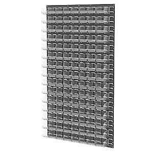 Akro-Mils 36" x 4-5/8" x 61" Louvered Panel with 1000 lb. Load Capacity, Gray