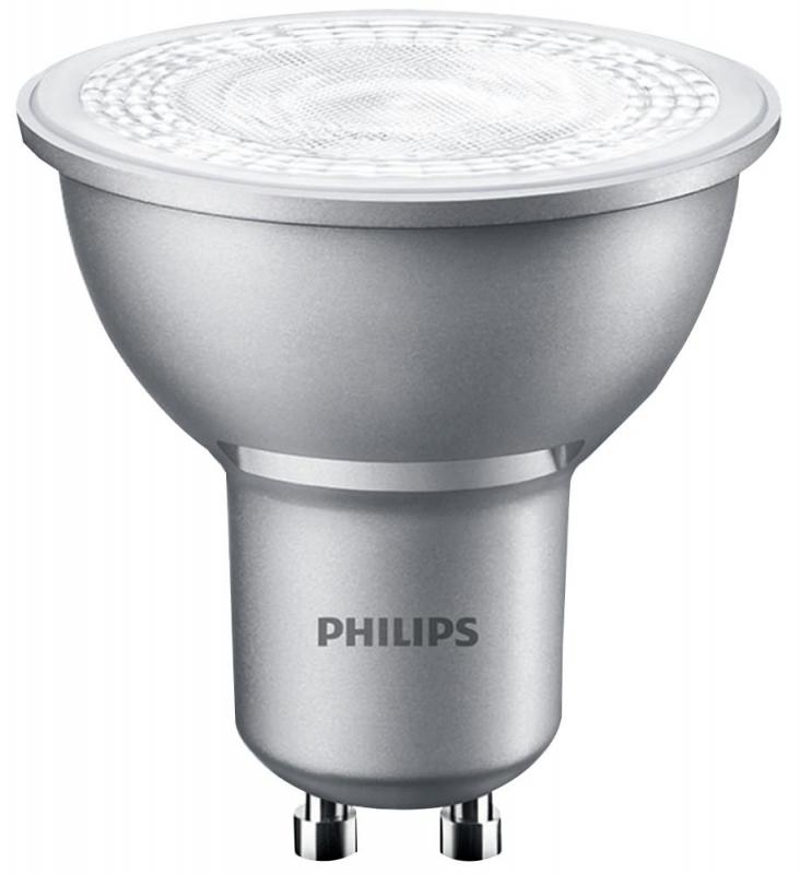 Philips 4.3W Dimmable GU10 LED Bulb, 4000K
