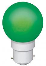 Sylvania 0.5W B22  Non-Dimmable IP44 Outdoor Green Coloured Ball LED Lamp