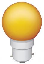 Sylvania 0.5W B22  Non-Dimmable IP44 Outdoor Orange  LED Coloured Ball Lamp