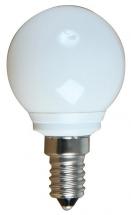 Sylvania 0.5W E14  Non-Dimmable IP44 Outdoor Cool White Coloured Ball Lamp