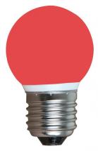 Sylvania 0.5W E27 Non-Dimmable IP44 Outdoor Red Coloured Ball Lamp
