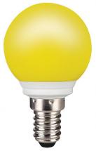 Sylvania 0.5W E14 Non-Dimmable IP44 Outdoor Yellow Coloured Ball Lamp