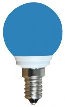 Sylvania 0.5W E14  Non-Dimmable IP44 Outdoor Blue Coloured Ball Lamp