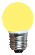 Sylvania 0.5W E27 Non-Dimmable IP44 Outdoor Yellow Coloured Ball Lamp