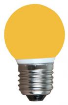 Sylvania 0.5W E27 Non-Dimmable IP44 Outdoor Orange Coloured Ball Lamp