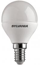 Sylvania 4W (Equivalent 25W) E14, 250lm, Non-Dimmable LED Frosted Ball Lamp