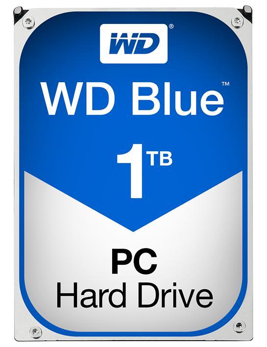 WD Blue 3.5" Internal HDD SATA 6GB/s - 1TB, 7200RPM