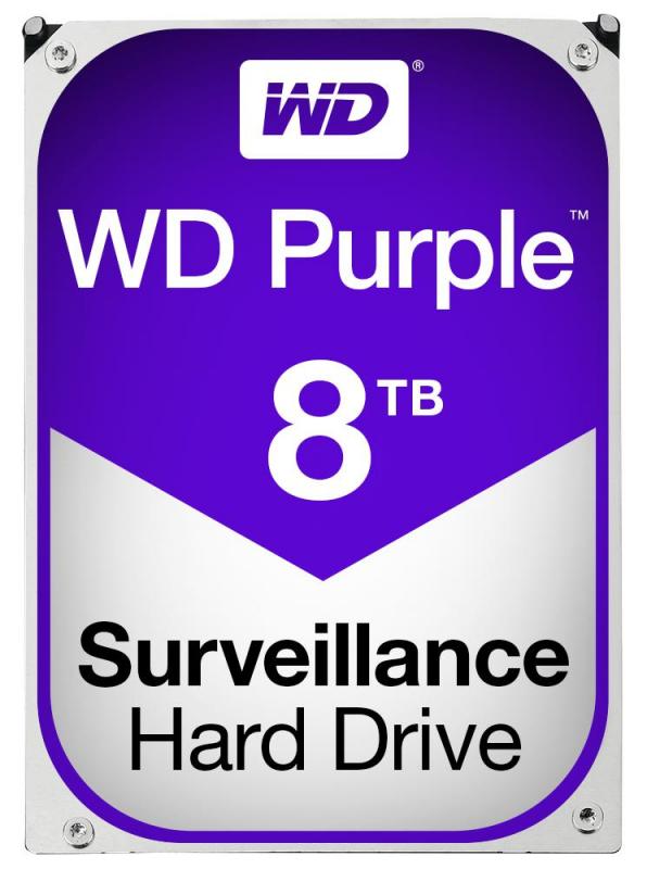 WD Purple Surveillance 3.5" Internal HDD SATA 6Gb/s, 8TB