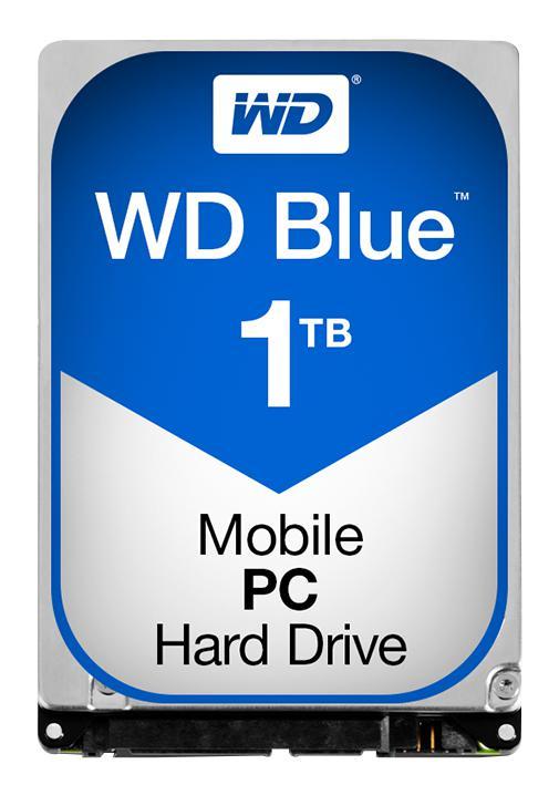 WD Blue 2.5" Mobile Internal HDD SATA 6GB/s - 1TB, 5400RPM