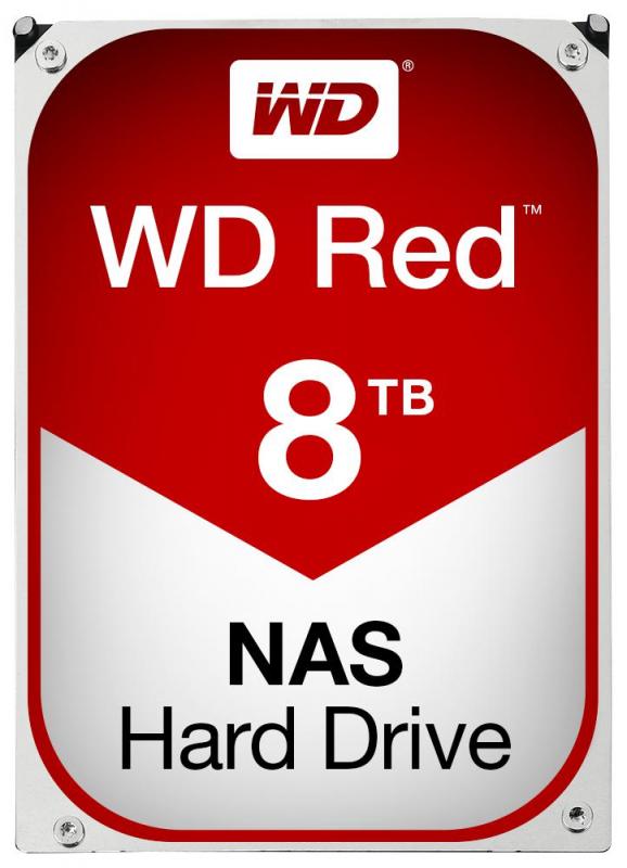 WD Red NAS 3.5" Internal HDD SATA 6GB/s - 8TB, 5400RPM