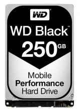 WD Black 2.5" Mobile Internal HDD SATA 6GB/s - 250GB, 7200RPM