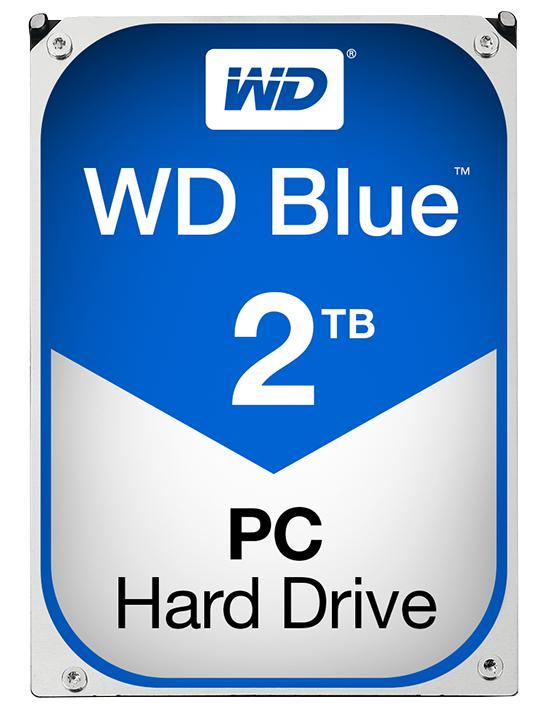 WD Blue 3.5" Internal HDD SATA 6GB/s - 2TB, 5400RPM