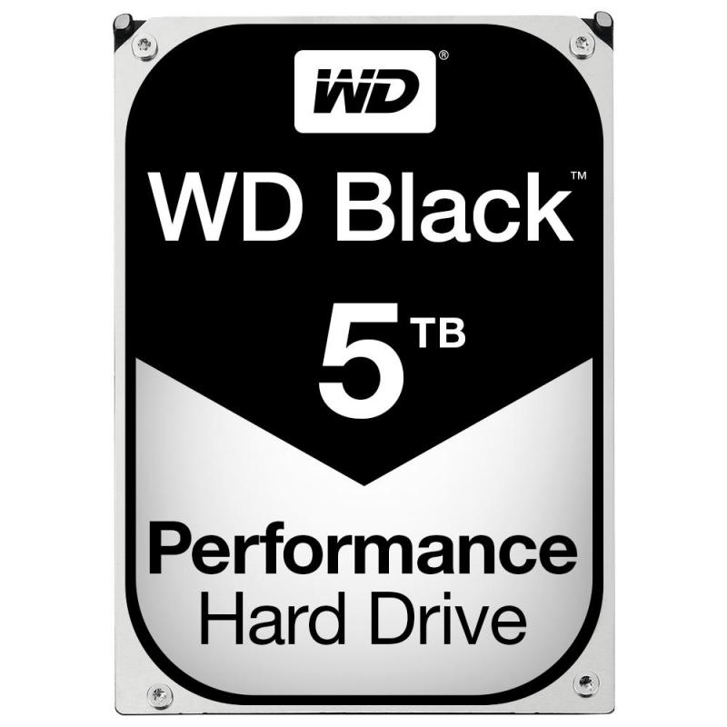 WD Black 3.5" Internal HDD SATA 6GB/s - 5TB, 7200RPM