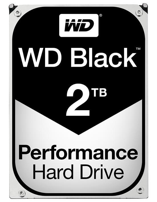 WD Black 3.5" Internal HDD SATA 6GB/s - 2TB, 7200RPM