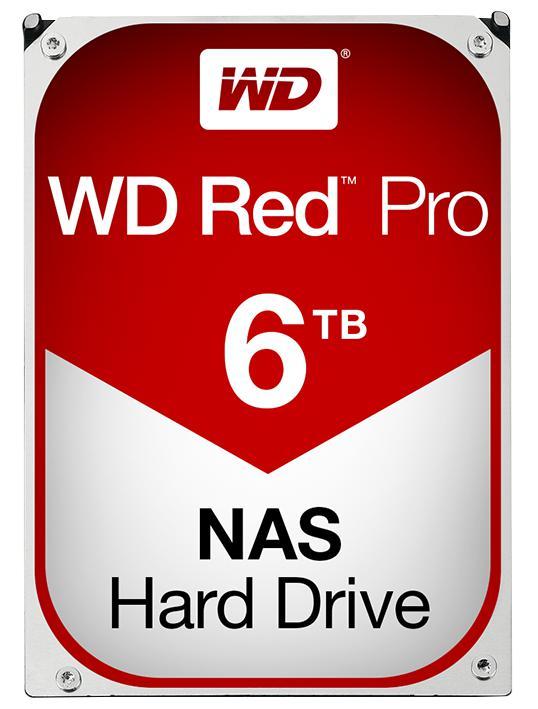 WD Red Pro NAS Internal HDD SATA 6GB/s - 6TB, 7200RPM