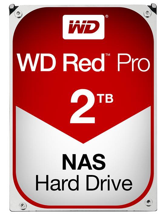WD Red Pro NAS 3.5" Internal HDD SATA 6GB/s - 2TB, 7200RPM